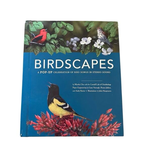 Birdscapes Pop Up Book Celebration of Bird Songs in Stereo M. Chu & Cornell Labs - Picture 1 of 14